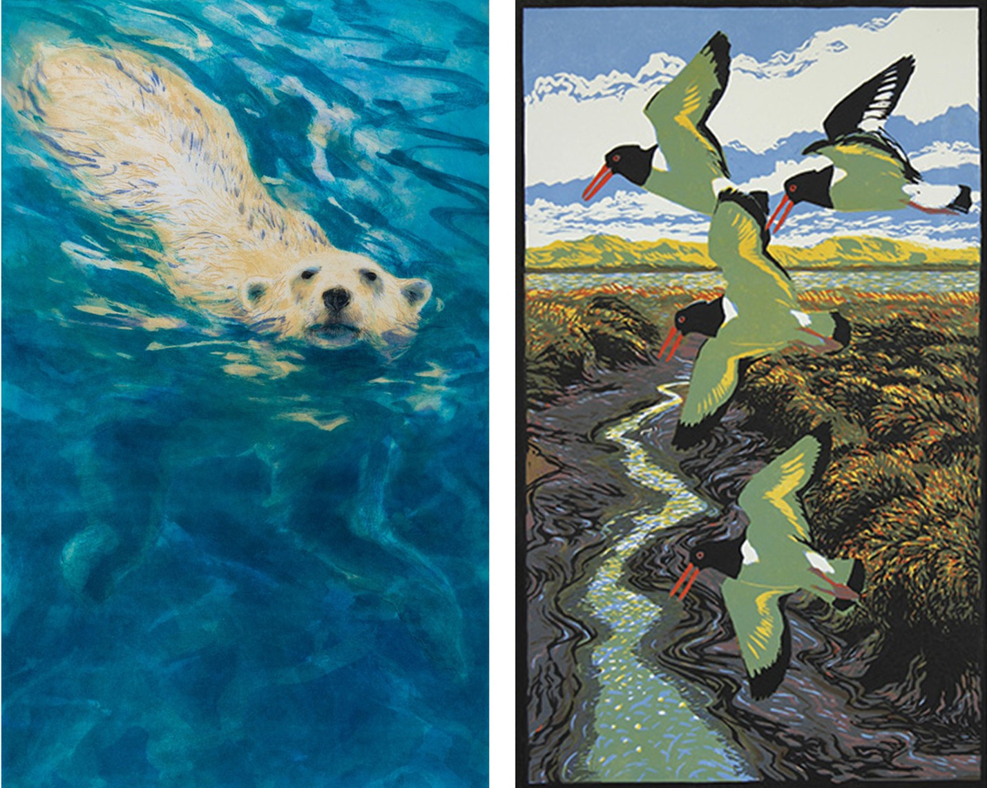 Two works of mine included in the exhibition